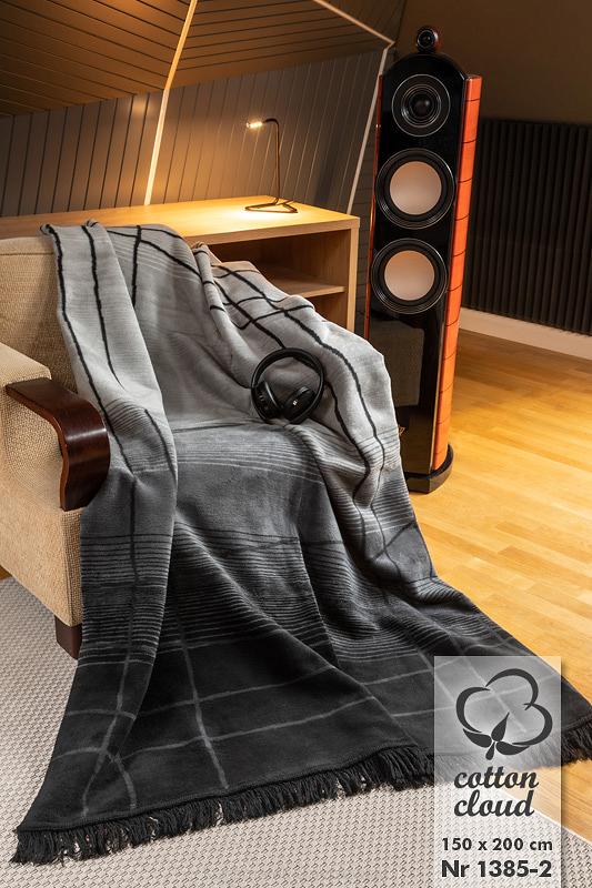 Koc bawełniano-akrylowy 150x200 wzór 1385-2