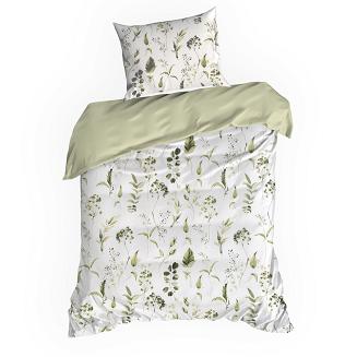 Pościel satynowa SPRING105 160x200 Eurofirany oliwkowy