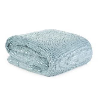 Koc narzuta HAVANA 200x220 Design91 miętowy/srebrny