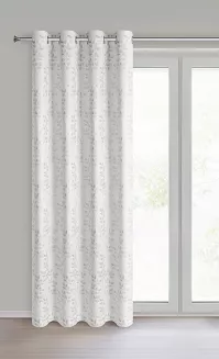 Zasłona gotowa na przelotkach WHITNEY 140x250 Eurofirany biały