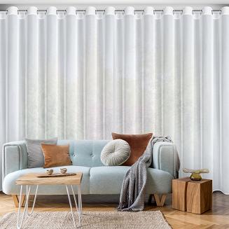 Firana gotowa na przelotkach TINA Eurofirany biały