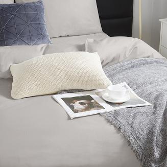 Pościel satyna bawełniana 220x200 SIN jednobarwna taupe