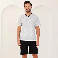 Piżama męska REGINA kod 509 czarny