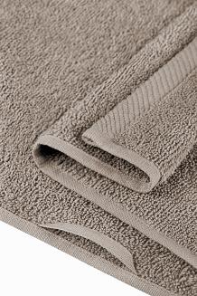 Ręcznik frotte Bari 70x140 gładki ciemnobeżowy