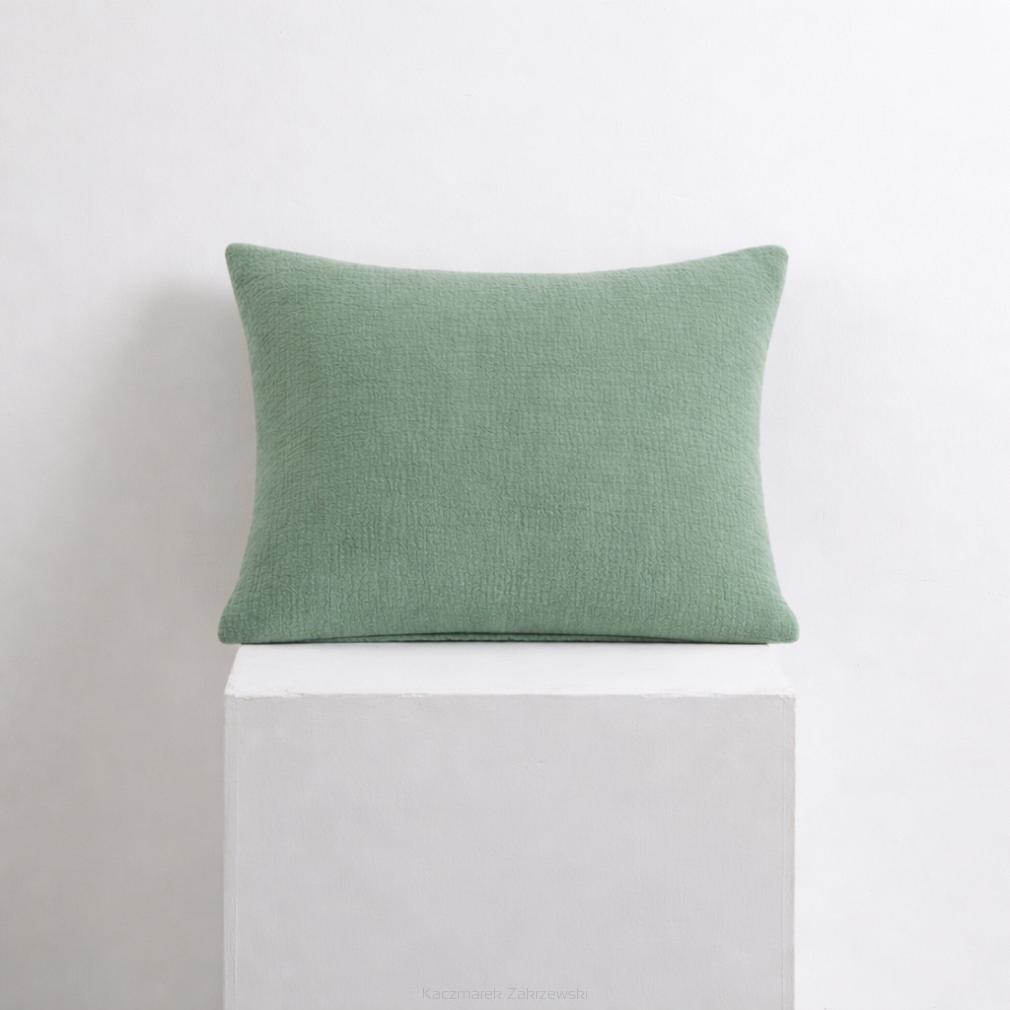 Oliwkowa Bawełniana Poszewka Muślinowa 50x60 Do Pościeli