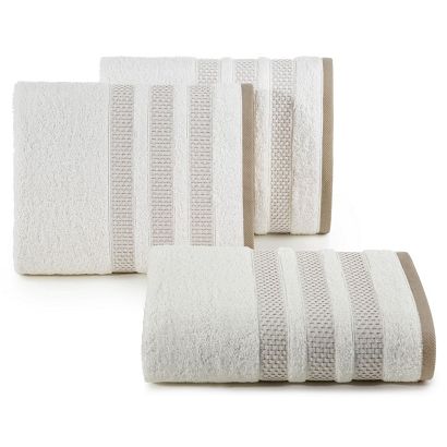 Ręcznik bawełniany NASTIA 70x140 Eurofirany kremowy