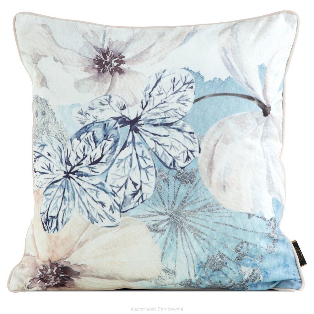 Poszewka dekoracyjna VELVET 45x45 Eurofirany niebieski