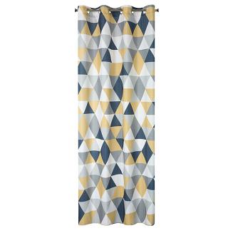 Zasłona gotowa na przelotkach ADINA 140x250 Eurofirany musztardowy