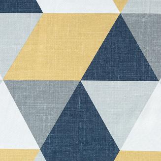 Zasłona gotowa na przelotkach ADINA 140x250 Eurofirany musztardowy