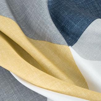 Zasłona gotowa na przelotkach ADINA 140x250 Eurofirany musztardowy