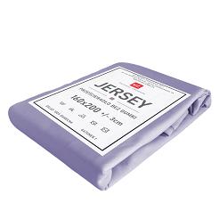 Prześcieradło jersey bez gumki 160x200 lawendowe