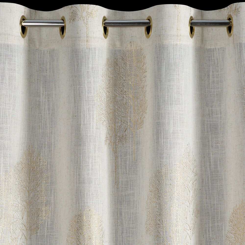 Zasłona gotowa SALINA 140x250 Eurofirany naturalny