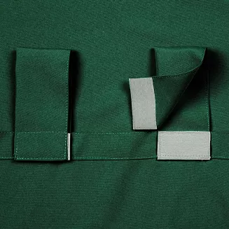 Zasłona gotowa na szelkach GARDEN 155x240 ogrodowa ciemnozielona