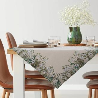 Obrus dekoracyjny 100x100 Eurofirany naturalny