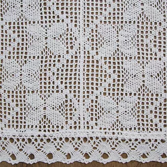 Obrus dekoracyjny MARTHA 40x140 Eurofirany biały