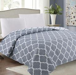 Narzuta dekoracyjna TAVIRA 220x240 Meridian grey szara ciasteczka