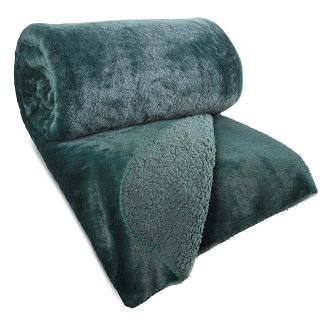 Narzuta dekoracyjna NINA 170x210 ciemnozielony