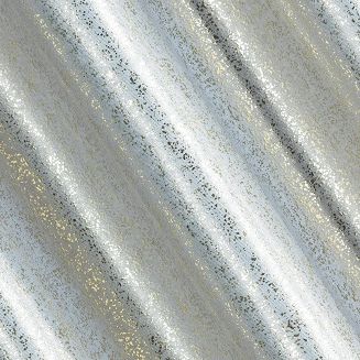 Zasłona gotowa na taśmie EBRU 135x270 Eurofirany srebrna + złota