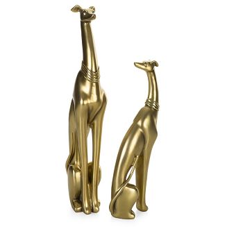 Figurka dekoracyjna DOG Eurofirany złoty