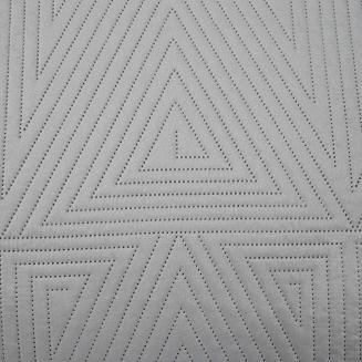 Poszewka dekoracyjna TRIO 45x45 pikowana szara