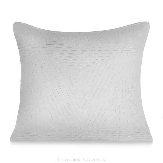 Poszewka dekoracyjna TRIO 45x45 pikowana szara