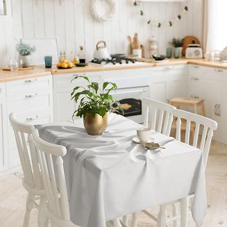 Bieżnik dekoracyjny VIVA 60x120 plamoodporny biały