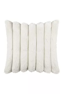 Kremowa Poszewka Futrzana 45x45 Bunny