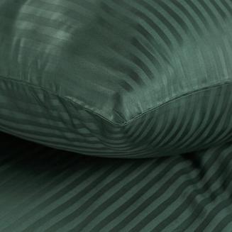 Pościel satynowa VERA 140x200 Eurofirany ciemnozielony