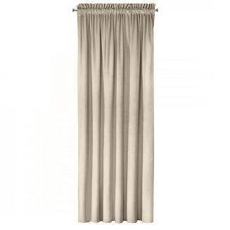 Zasłona gotowa na taśmie ROSA 135x300 Design91 jasnobeżowy