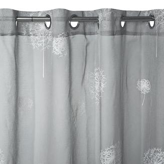 Firana gotowa na przelotkach SABINE 140x250 Eurofirany stalowy