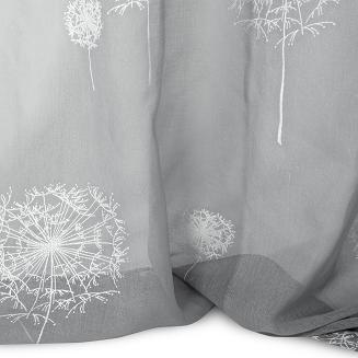 Firana gotowa na przelotkach SABINE 140x250 Eurofirany stalowy