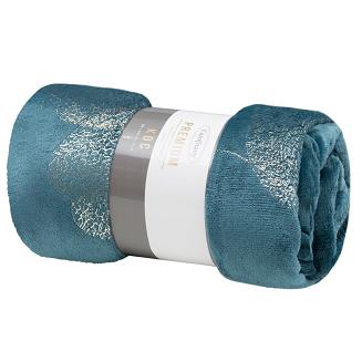 Koc narzuta GINKO2 150x200 Eurofirany niebieski