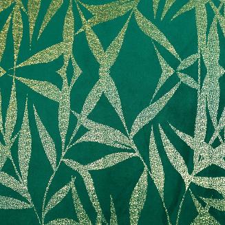 Obrus dekoracyjny BLINK 35x220 Eurofirany ciemnozielony