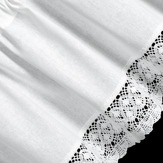 Firana gotowa na taśmie ROSE 130x50 Eurofirany biały