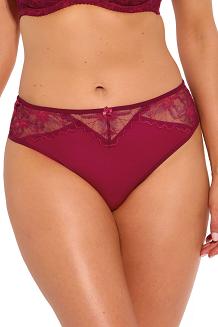 Brazyliany damskie z koronką Evy 1275 malinowe