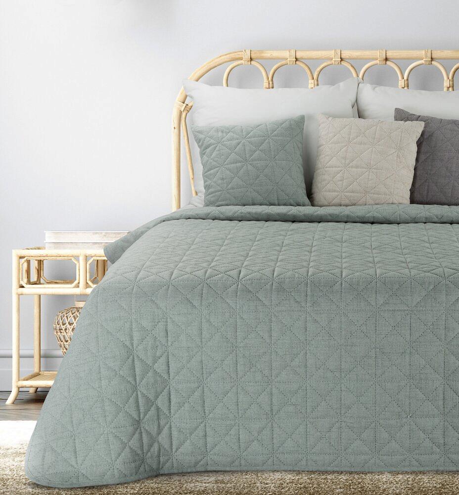 Narzuta dekoracyjna LEN 170x210 miętowy