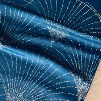 Obrus dekoracyjny BLINK 35x140 Eurofirany granatowy