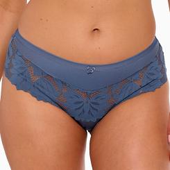 Figi damskie z koronką i tiulem Nike 1134 niebieskie