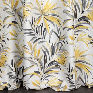 Zasłona gotowa na przelotkach ELIA 140x250 Eurofirany musztardowy