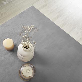 Obrus dekoracyjny SOFT 140x220 welurowy popielaty