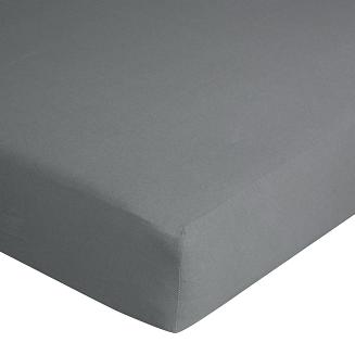 Prześcieradło jersey z gumką  160x200 Design91 stalowy