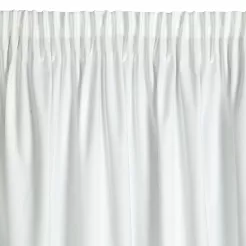Zasłona gotowa na taśmie MELANIE 140x270 Eurofirany biały