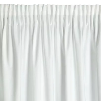 Zasłona gotowa na taśmie MELANIE 140x270 Eurofirany biała