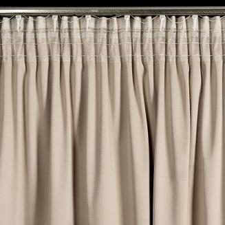 Zasłona gotowa na taśmie DANI 140x250 Eurofirany beżowy