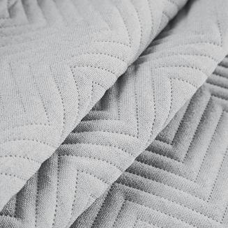 Narzuta dekoracyjna LEN 200x220 srebrny