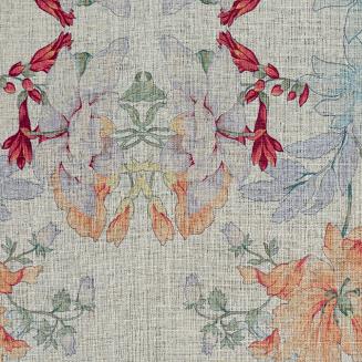 Zasłona gotowa na przelotkach CARA 140x250 Eurofirany naturalny