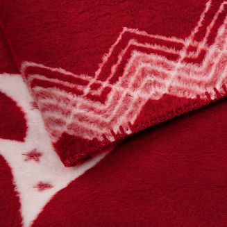 Świąteczny Miękki Koc Bawełniany 150x200 TREE Narzuta Pled Zimowy Na Łóżko