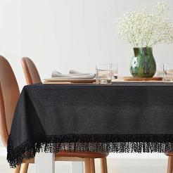 Obrus dekoracyjny JASPER 140x280 Eurofirany czarny
