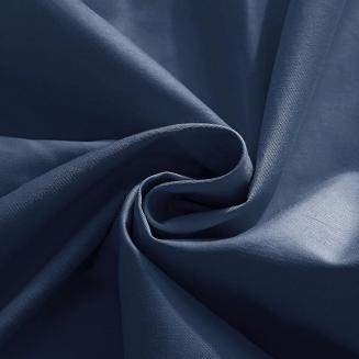 Prześcieradło satyna bawełniana z gumką 140x200 SIN granatowe