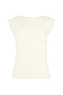 Bluzka damska pod marynarkę INDI w kolorze: ecru